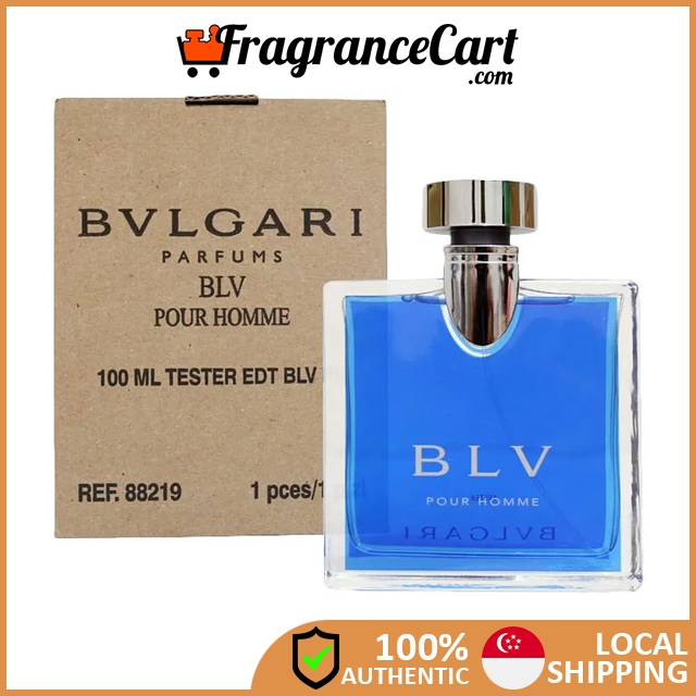 Bvlgari Blv Pour Homme EDT for Men 100ml Tester Brand New 100 Authentic Perfume FragranceCart Eau de Toilette Shopee Singapore