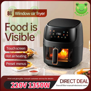 Bear 3L Electric Air Fryer Oven 1350W Intelligent Deep Airfryer without Oil  Home Healthy Air Fryer 360 Baking Oilless Cooker
