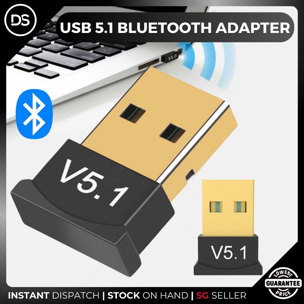 Sg🛡️ Usb Bluetooth 5.1 Adapter Transmitter Receiver Bluetooth Audio 