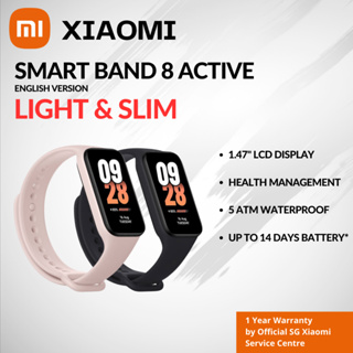 New Xiaomi Mi Band 8 Active Global Version 1.47 Smartband 50+ Fitness  Modes Heart Rate SpO2 Monitoring Smart band - AliExpress