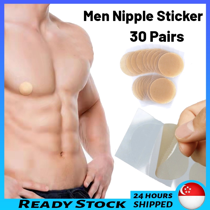 🇸🇬【ready Stock】men Nipple Sticker Nipple Cover Men Nipple Cover Men