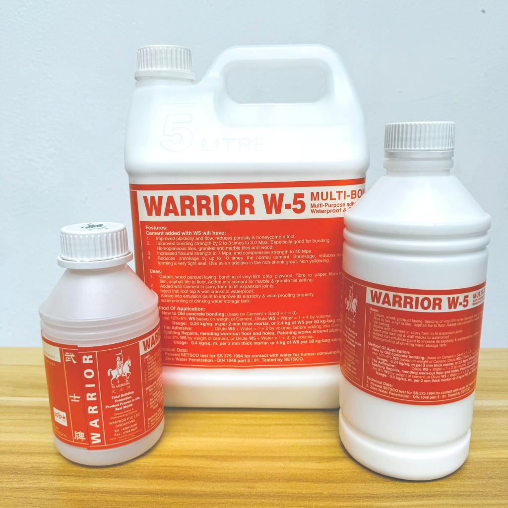 Warrior W5 Multibond - Multi-Purpose Wood and Cement Adhesive | Shopee ...