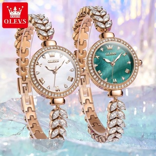 OLEVS Womens Watch, Small Wrist Rose Gold Tone Cute Diamond Heart Arabic  Numerals Dial Ladies Watch, Fashion Waterproof Mesh Bracelet Analog Dress