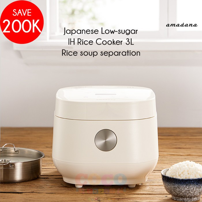 HEALTHIER LIFE STYLE: Low sugar Rice Cooker - Reduce 30% of starch and ...