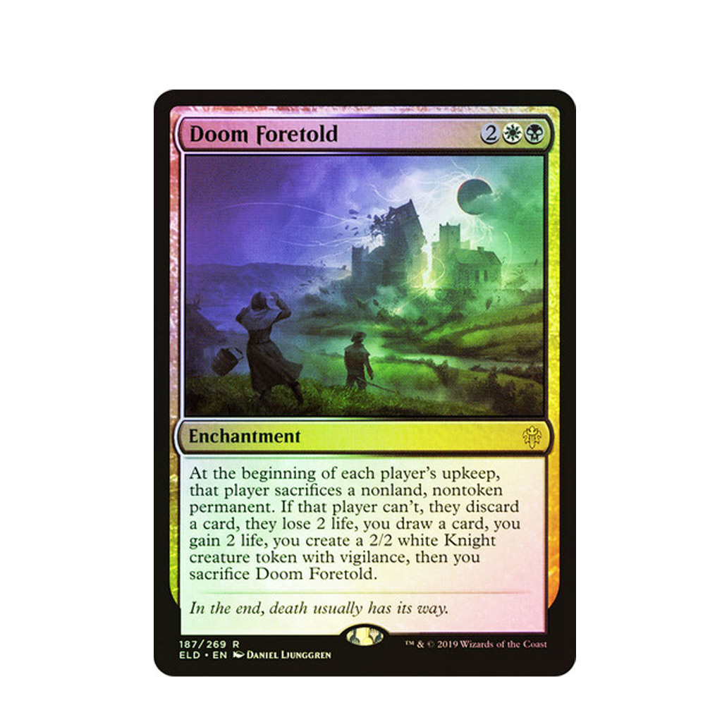 Magic The Gathering - Doom Foretold Card (Throne of Eldraine) | Shopee ...