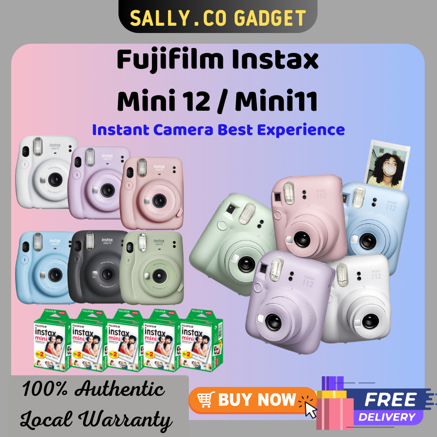 [Ready Stock]Fujifilm Instax Mini 12 / Instax Mini 11 Instant Camera