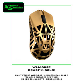 WLMouse - Beast X Wireless Gaming Mouse | 39g Ultra Lightweight 
