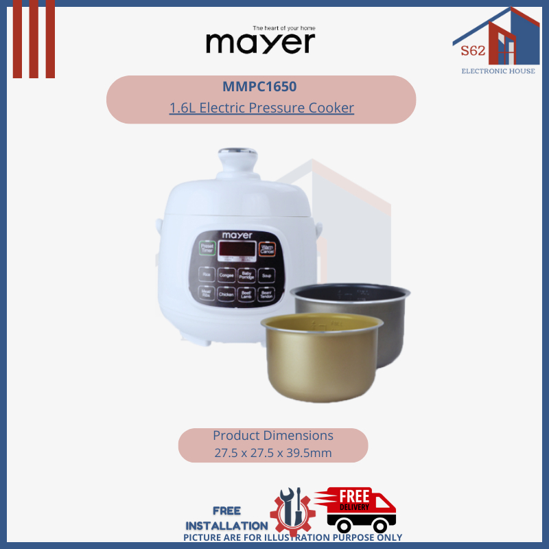 Mayer mmpc1650 2024 mini pressure cooker