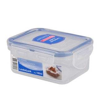 LOCK & LOCK Airtight Rectangular Food Storage Container with Removable  Divider 18.60-oz / 2.32-cup