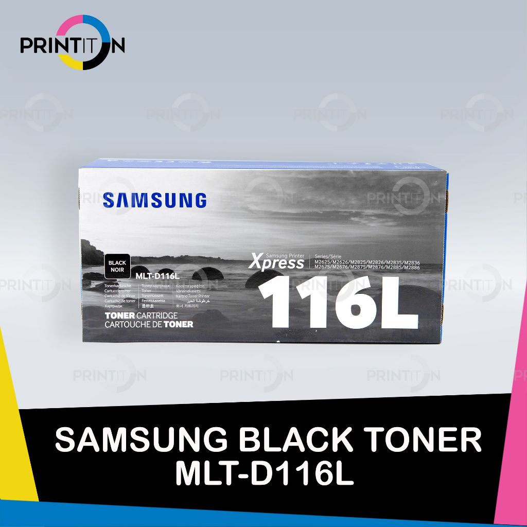 [ORIGINAL] Samsung MLT-D116L D116L 116L 116 Black Toner Cartridge ...