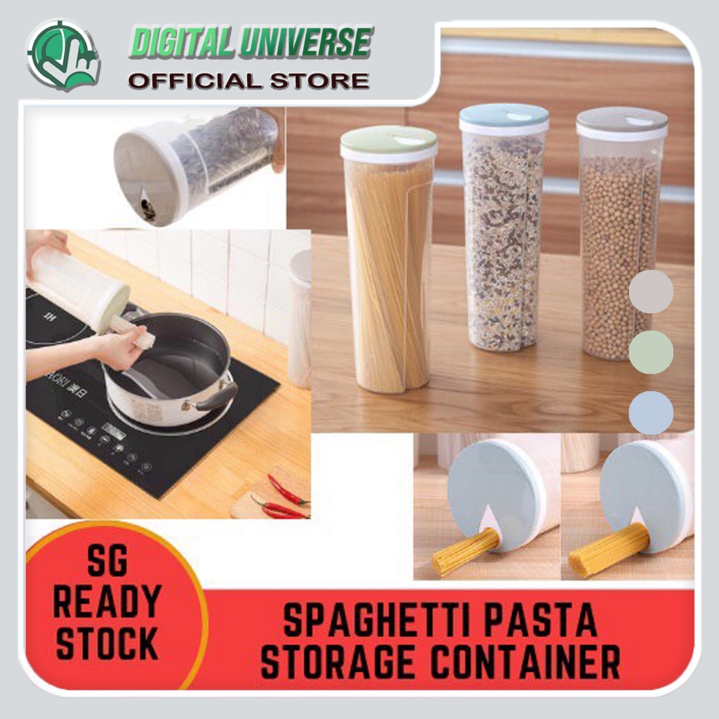 Spaghetti Pasta Noodle Cereal/Bean Rice Grain Noodle Storage Box With ...