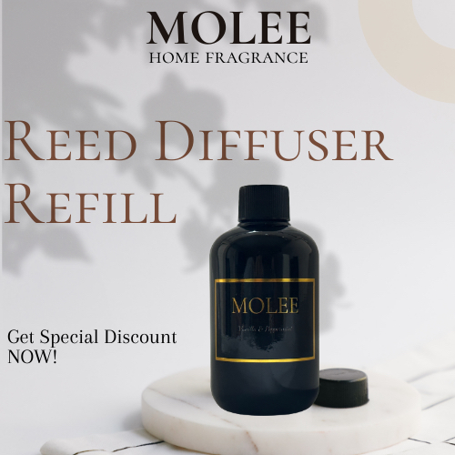 Molee Reed Diffuser Refill 180 ml | Shopee Singapore