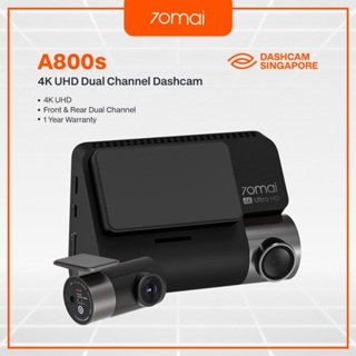 1Year Local 70mai Official Warranty] Xiaomi 70mai Car Dash Cam A400 A800s  A500s 4K 2.5K Car With Rear Camera