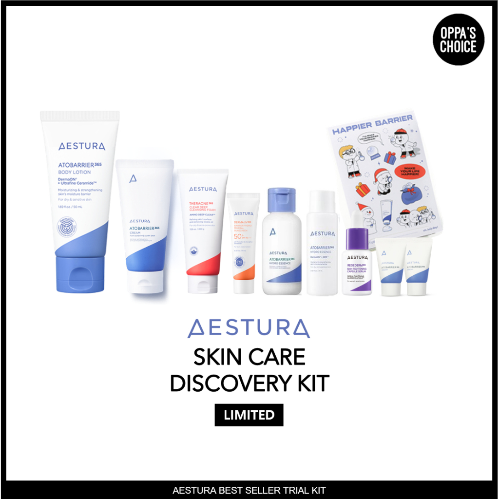 [LIMITED] AESTURA SKIN CARE DISCOVERY KIT(10 ITEMS INCLUDED) Shopee