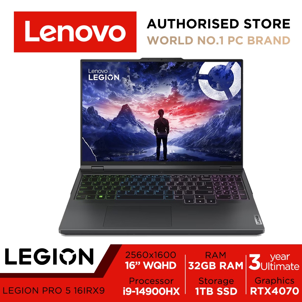 Lenovo LEGION Pro 5 16IRX9 83DF003WSB 16" WQHD Intel i914900HX