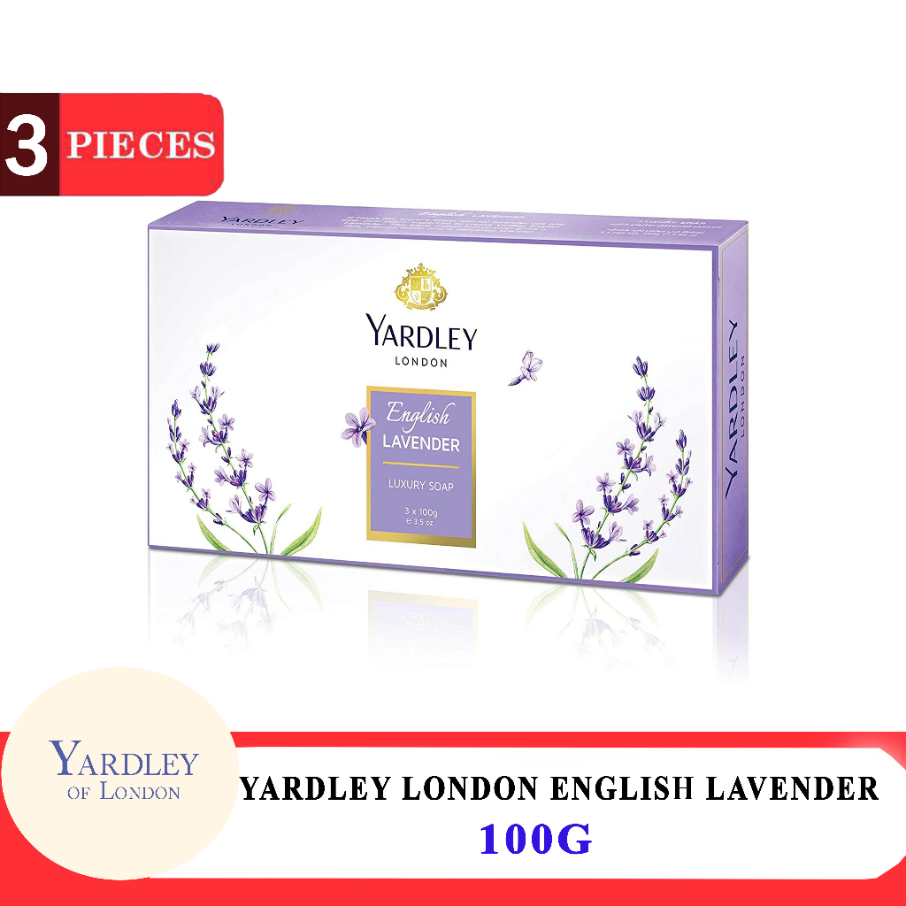 YARDLEY LONDON English Lavender Luxury Soap 3 X 100G Shopee Singapore
