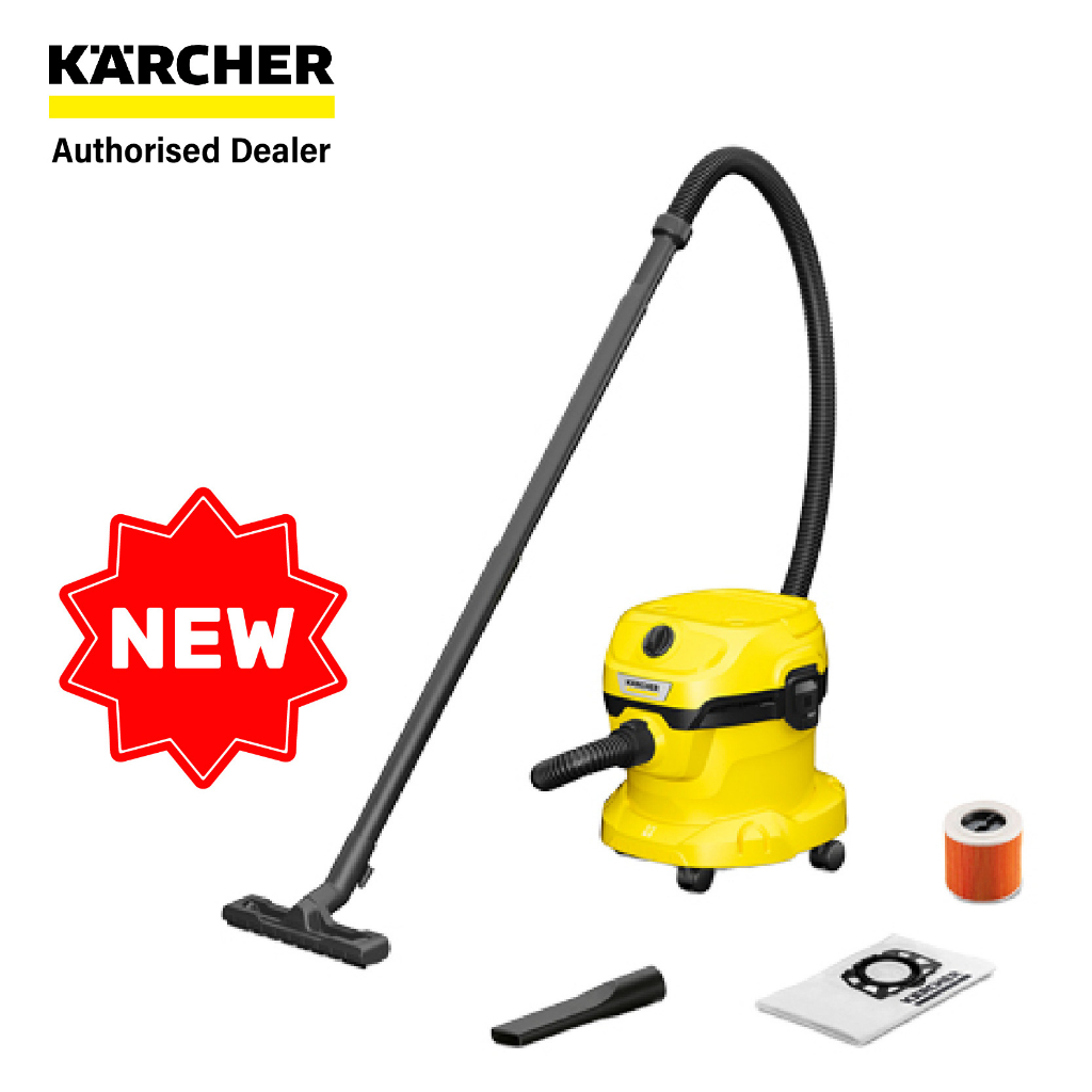 (Improved Version) Karcher Wet and Dry Vacuum Cleaner WD 2 Plus (WD2