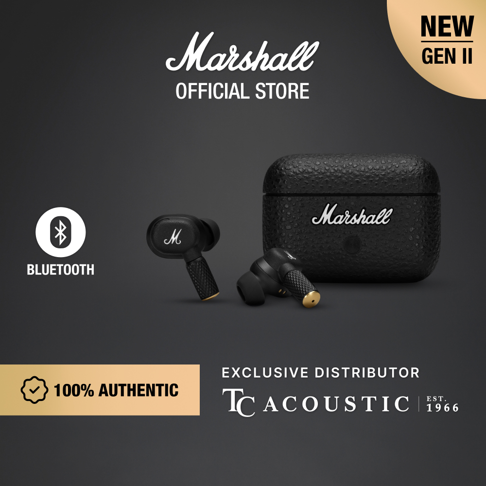 MARSHALL Auriculares Motif A.N.C. Noise Cancelling True Wireless Negro