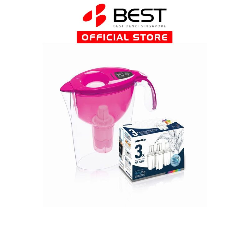 NOVITA WATER PURIFIER PITCHER NP 2290B (BUNDLE SET) Shopee Singapore