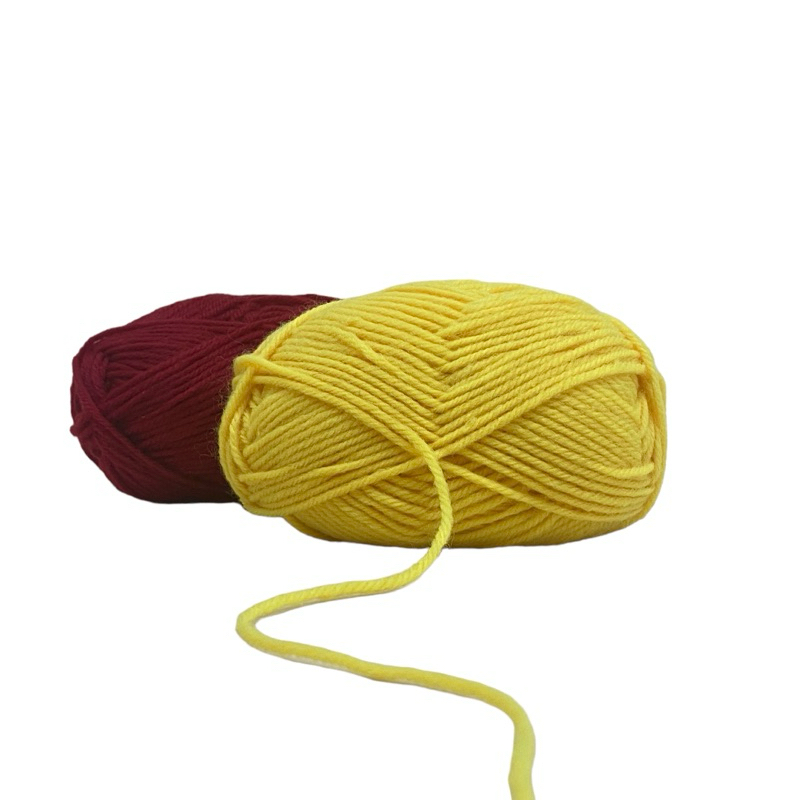 Smooth Cotton Thick Acrylic Yarn Shopee Singapore