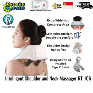 New 5D Kneading Shiatsu Massage Shawl Chiropractic Back Massager for Neck  Shoulder Pain Relief Heating Neck Massageador Massagem