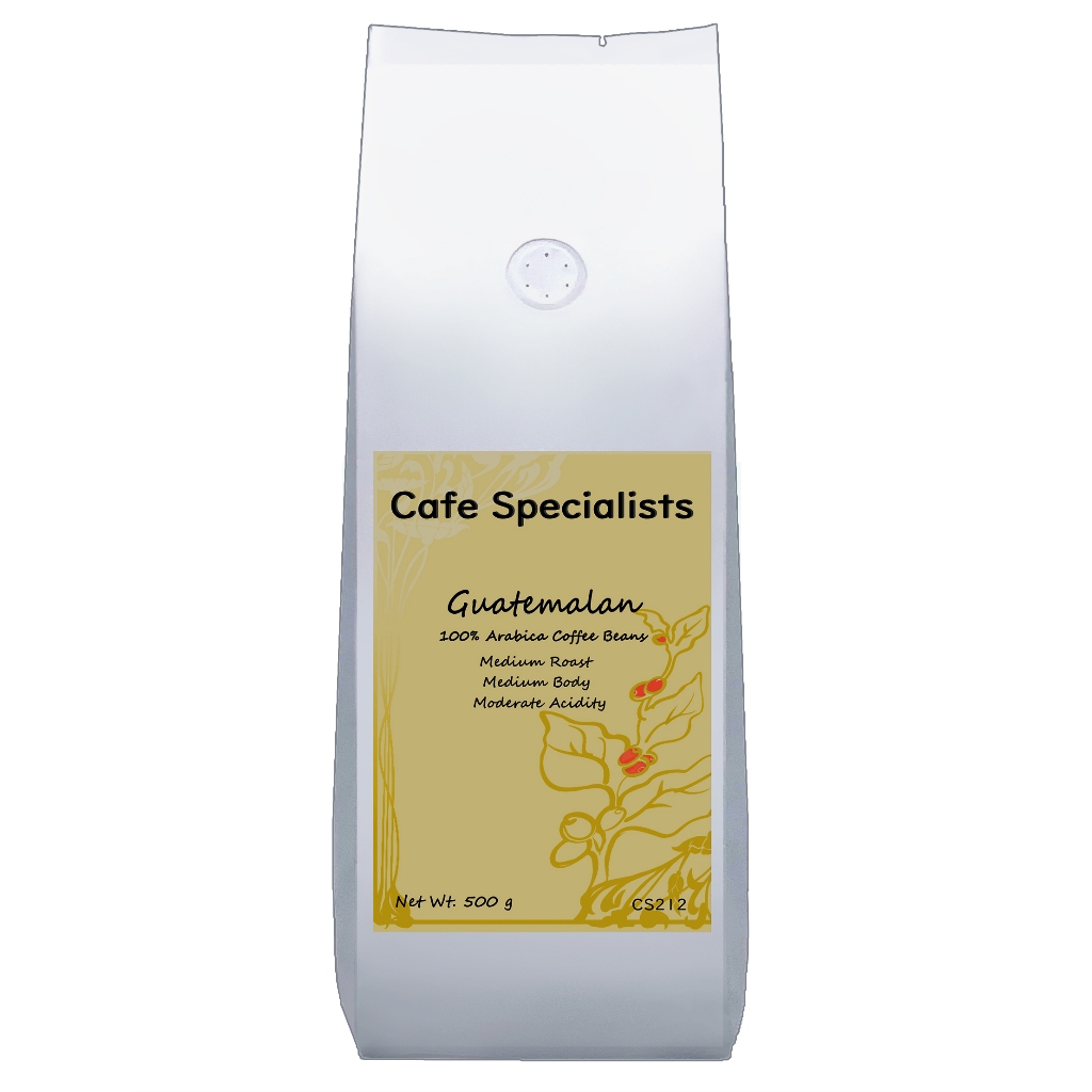 Curated visual reference: Gallery Detail: Cafe Specialists Premium Guatemalan 100 Arabica Whole Coffee Beans