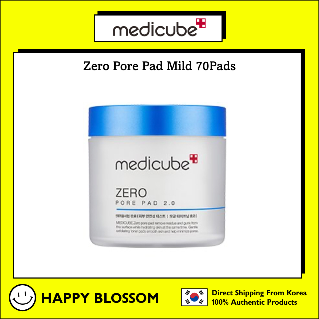 Medicube Zero Pore Pads 2.0 - Dual-Textured Facial Toner Pads for  Exfoliation and Minimizing Pores with 4.5% AHA Lactic Acid & 0.45% BHA  Salicylic