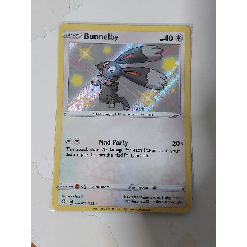 pokemon bunnelby card Pokemon Cards: BUNNELBY 87/119 REVERSE HOLLOWS # 6B16 – Archeron