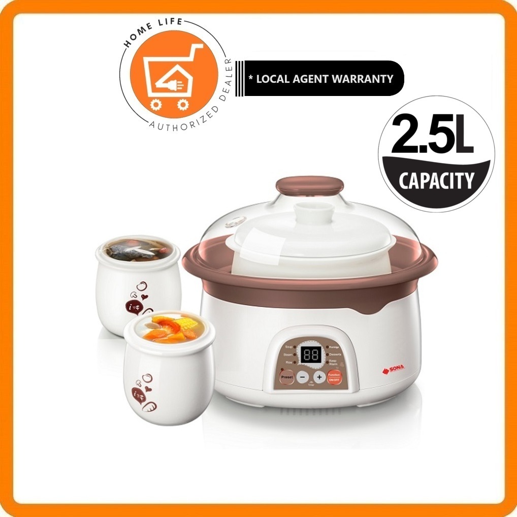 Sona SDB 1009 SDB1009 Double Boiler Shopee Singapore