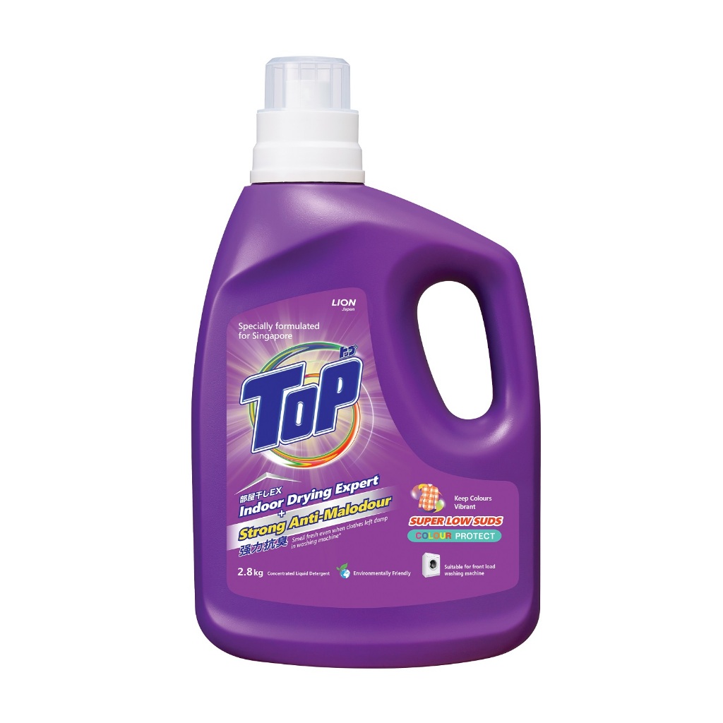 TOP Concentrated Liquid Detergent Super Low Suds Colour Protect (2.8kg ...