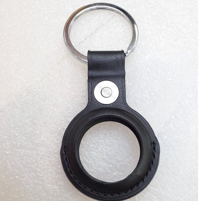 AirTag Leather Key Ring Case Black Shopee Singapore