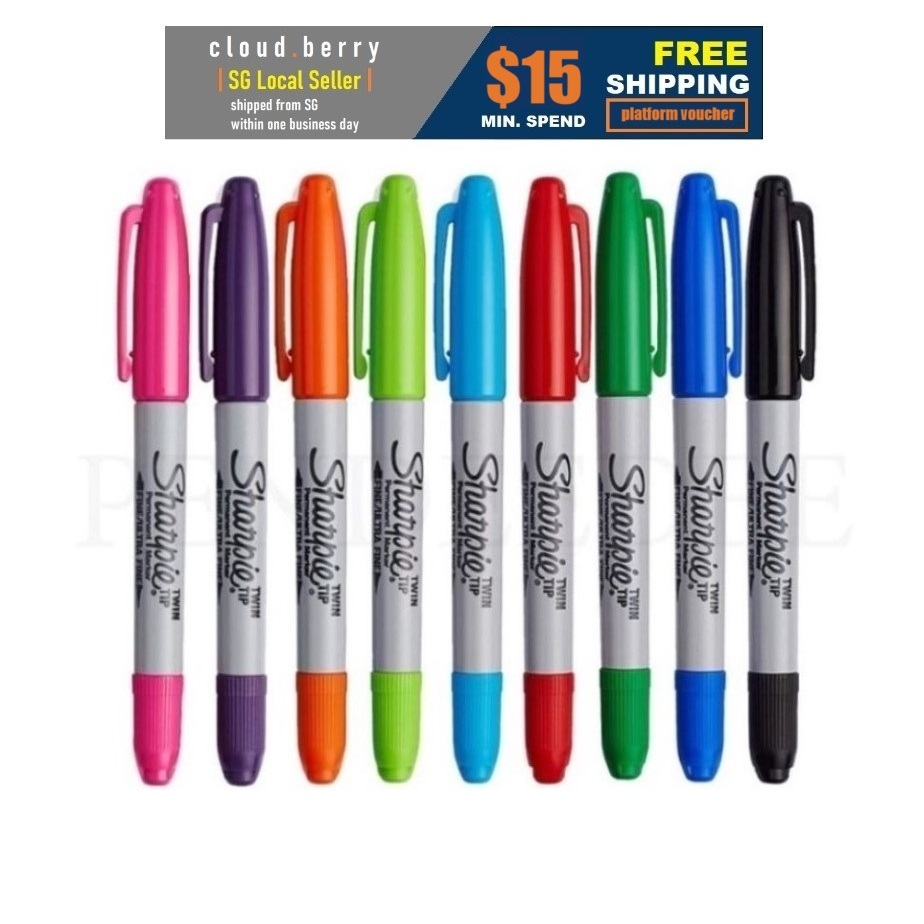 Sharpie deals twin tip