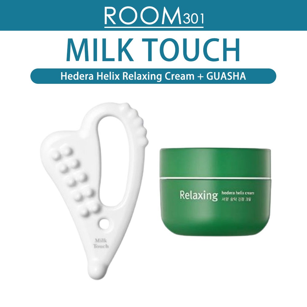[Milk Touch] Gua sha Slim Face Ceramic Scrapping & Relaxing Cream 50ml
