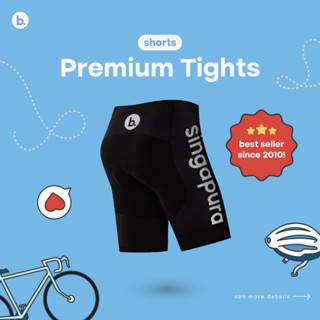 bizkut Premium Singapura GEL Cycling Shorts Tights Bike Pants