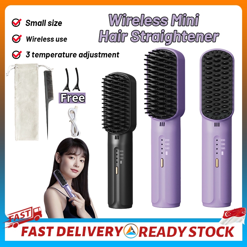 [Ready Stock]Negative Ion Portable Wireless Mini Comb Hair ...