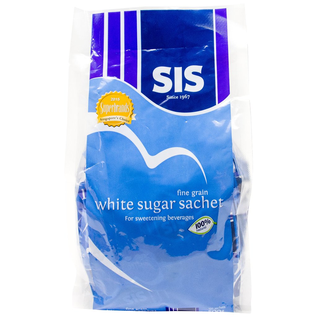 SIS Fine Grain White Sugar Sachet (100 x 5g) Shopee Singapore