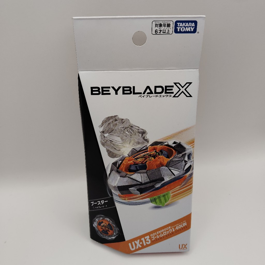 BEYBLADE X UX-13 Booster Golem Rock 1-60UN – Peonza De Alto Rendimiento Con Diseño Metálico