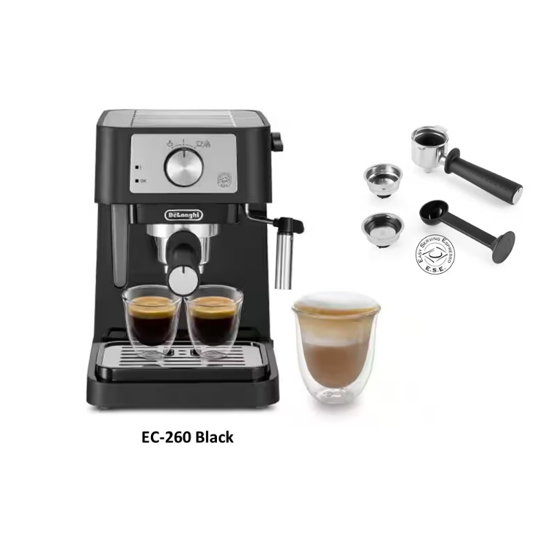 DeLonghi Stilosa Manual Espresso Machine EC260 , Latte & Cappuccino