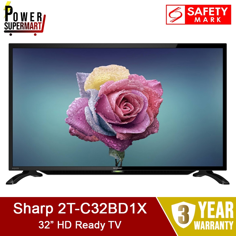 SHARP 2T-C32BD1X 32 Inch HD Ready TV. X2 Master Engine. Super ECO ...