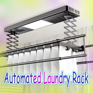 Drying Rack for Clothes Intelligent Electric-Drive Airer Automatic Lifting  Remote Control Drying Clothesline Pole Clothing