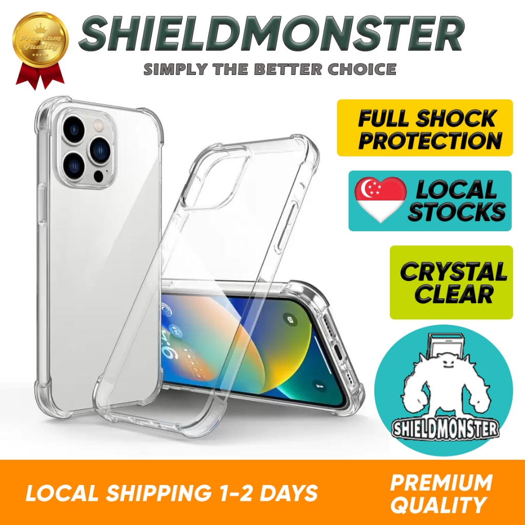 Shieldmonster Premium iPhone Case for 15 Pro Max 15 14 Pro Max 14