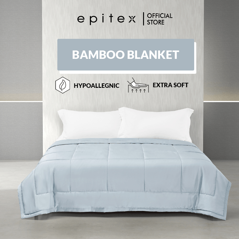 Epitex Pure Bamboo Blanket Bamboo Comforter Cooling Duvet Soft