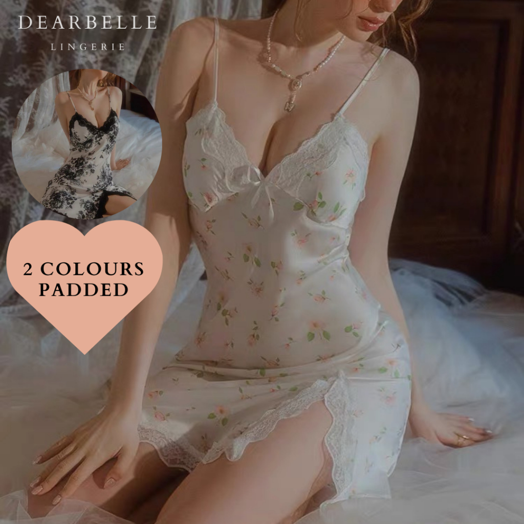Lace Transparent Lingerie Sleepdress Plus Size Nightgown Ladies