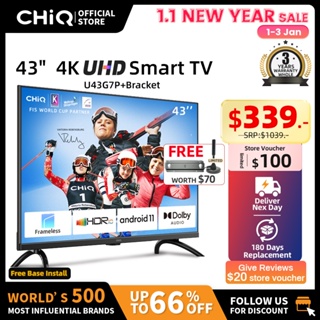 Télécommande Smart TV GCBLTV02ADBBT pour Chiq Smart TV U55H7A
