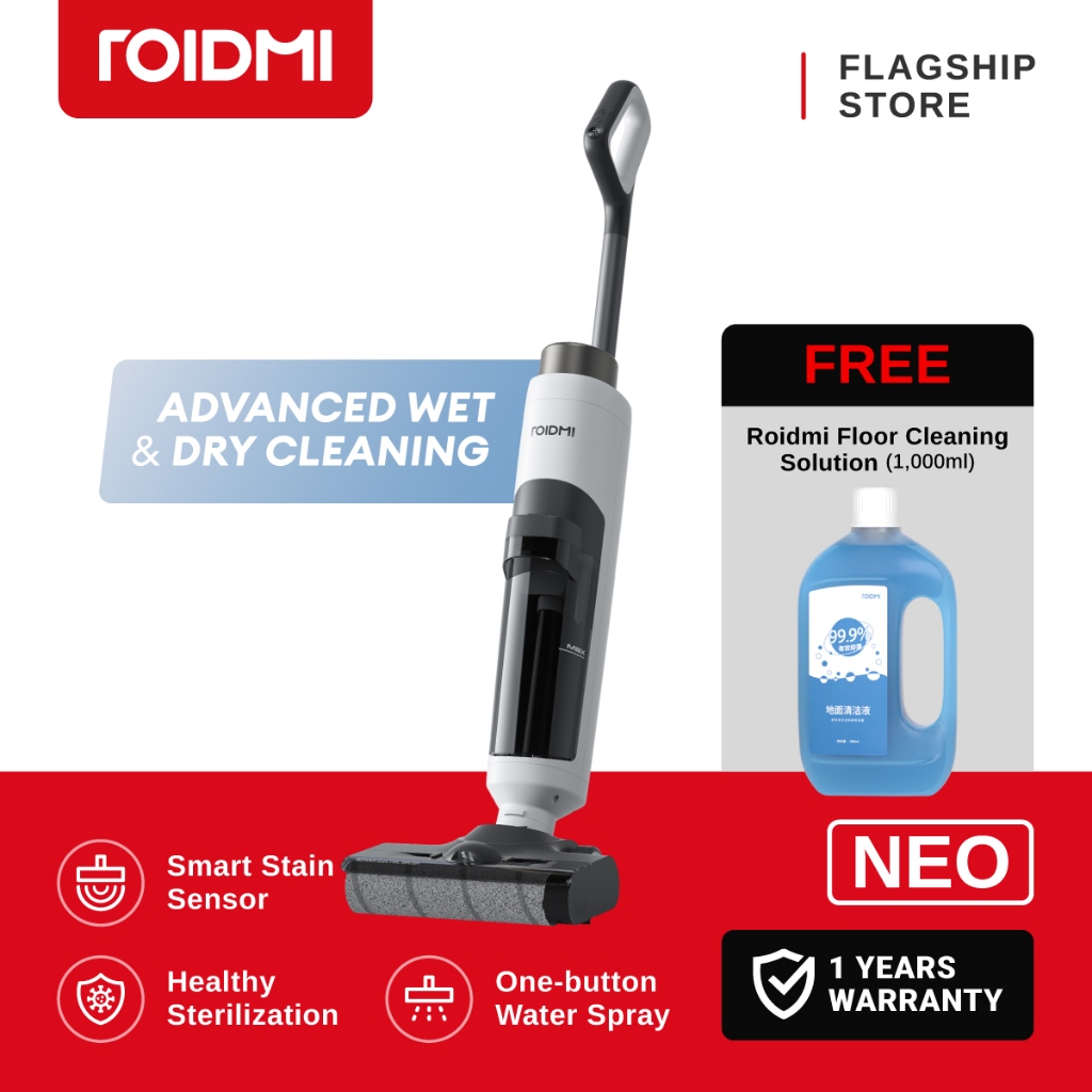 【NEW】ROIDMI Smart Cordless Wet Dry Vacuum Cleaner NEO 1 Year Local