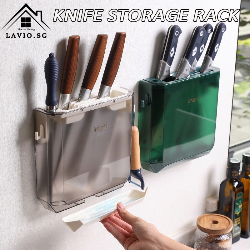 [SG] Multi-Functional Kitchen Rack Cutlery Chopstick Holder Knife ...