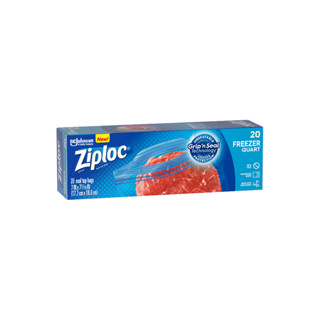 Ziploc Slider Quart Storage Bag - 76 count per pack -- 9 packs per case