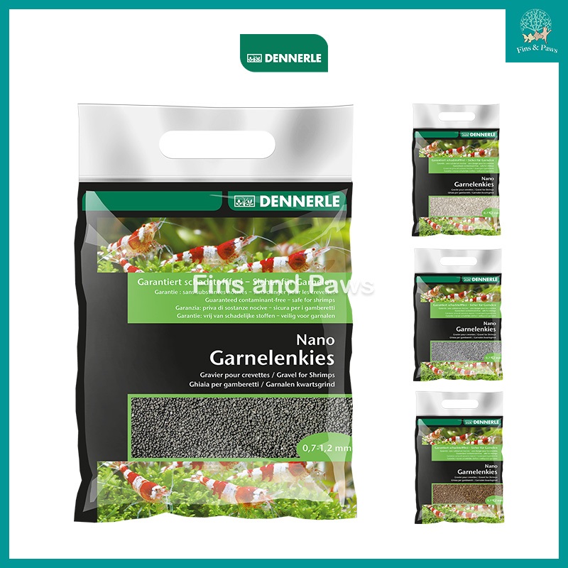 [dennerle] Nano Shrimps Aquarium Gravel Bed Sand 2kg (safe For Shrimp 