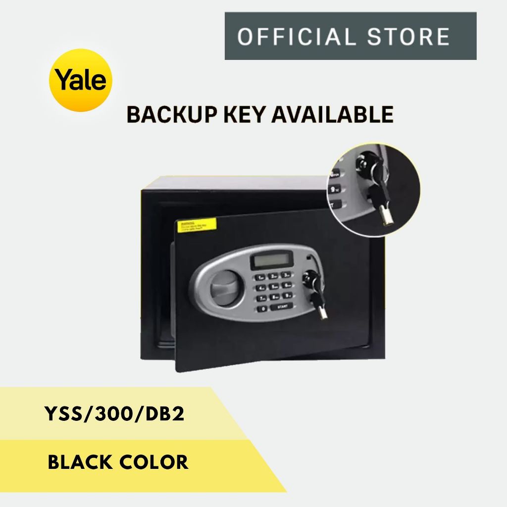 Yale YSS/300/DB2 Digital Safe (Note: Dimension of Digital Panel and/or ...