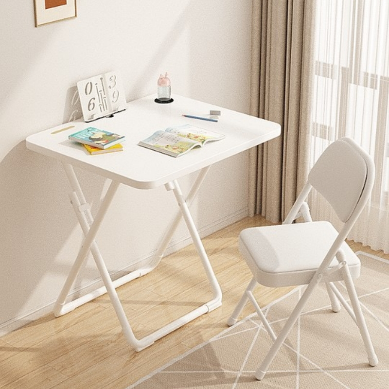 [SG Stock] FreeInstallation Folding Table With Chair Small Side Table